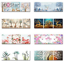 Load image into Gallery viewer, 3Pcs/Set Painting By Numbers canvas Household Decoration NEW Gift DIY Art paint by numbers acrylic paint for home dector