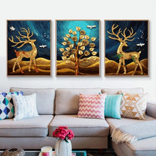 Load image into Gallery viewer, 3Pcs/Set Painting By Numbers canvas Household Decoration NEW Gift DIY Art paint by numbers acrylic paint for home dector