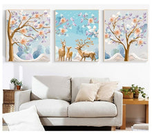 Load image into Gallery viewer, 3Pcs/Set Painting By Numbers canvas Household Decoration NEW Gift DIY Art paint by numbers acrylic paint for home dector