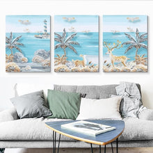 Load image into Gallery viewer, 3Pcs/Set Painting By Numbers canvas Household Decoration NEW Gift DIY Art paint by numbers acrylic paint for home dector