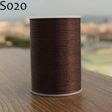 Load image into Gallery viewer, GALACES YL080 78m long 0.8mm wide 24 colors flat waxed thread for leather sewing, YULE thread