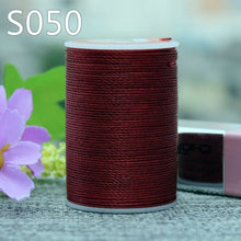 Load image into Gallery viewer, GALACES YL080 78m long 0.8mm wide 24 colors flat waxed thread for leather sewing, YULE thread