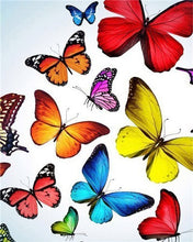 Load image into Gallery viewer, EverShine Painting By Numbers Butterfly Oil Paint By Numbers For Adults Animals Wall Art On Canvas HandPainted Home Decor