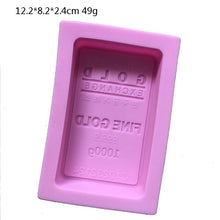 Load image into Gallery viewer, 1200g/900g Rectangle Silicone Soap Making Mold Wooden Box Handmade Craft Soap Mould Toast Cake Loaf Mold Baking Kitchen Tools
