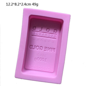 1200g/900g Rectangle Silicone Soap Making Mold Wooden Box Handmade Craft Soap Mould Toast Cake Loaf Mold Baking Kitchen Tools