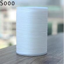 Load image into Gallery viewer, GALACES YL080   78m long 0.8mm wide 24 colors flat waxed thread for leather sewing, YULE thread
