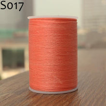 Load image into Gallery viewer, GALACES YL080   78m long 0.8mm wide 24 colors flat waxed thread for leather sewing, YULE thread
