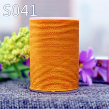 Load image into Gallery viewer, GALACES YL080   78m long 0.8mm wide 24 colors flat waxed thread for leather sewing, YULE thread
