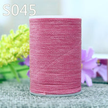 Load image into Gallery viewer, GALACES YL080   78m long 0.8mm wide 24 colors flat waxed thread for leather sewing, YULE thread
