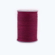 Load image into Gallery viewer, GALACES YL080   78m long 0.8mm wide 24 colors flat waxed thread for leather sewing, YULE thread
