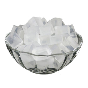 100% Organic White and Clear Transparent Glycerin Soap Base Melt and Pour All Natural Bar For Handmade Soaps - 500g
