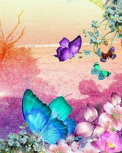 Load image into Gallery viewer, EverShine Painting By Numbers Butterfly Oil Paint By Numbers For Adults Animals Wall Art On Canvas HandPainted Home Decor
