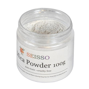 SEISSSO 50 Colors Mica Powder Pigment Pure Pearl Epoxy Resin For Lip Gloss Blush Nail Art Resin Soap Making Craft