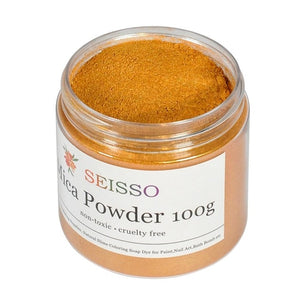 SEISSSO 50 Colors Mica Powder Pigment Pure Pearl Epoxy Resin For Lip Gloss Blush Nail Art Resin Soap Making Craft