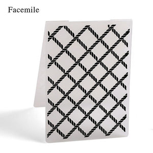 Plastic Embossing Folder DIY Scrapbooking Album Card Cutting Dies Template Craft DIY Card Decor Making Wedding Decoration