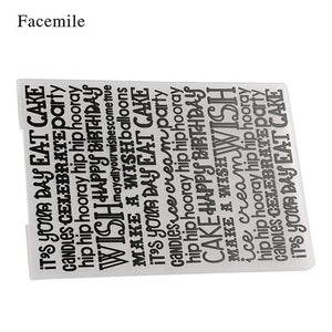 Plastic Embossing Folder DIY Scrapbooking Album Card Cutting Dies Template Craft DIY Card Decor Making Wedding Decoration