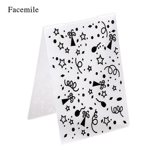 Plastic Embossing Folder DIY Scrapbooking Album Card Cutting Dies Template Craft DIY Card Decor Making Wedding Decoration