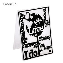 Load image into Gallery viewer, Plastic Embossing Folder DIY Scrapbooking Album Card Cutting Dies Template Craft DIY Card Decor Making Wedding Decoration
