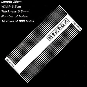 Stainless Steel Ruler with 304 Blank Grids Must Have for Diamond Painting Round Full Drill & Part 5D Diamond Painting Kit Ruler