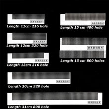 Load image into Gallery viewer, Stainless Steel Ruler with 304 Blank Grids Must Have for Diamond Painting Round Full Drill &amp; Part 5D Diamond Painting Kit Ruler
